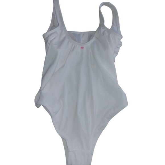 Stoney Clover One Piece Swimsuit Ribbed High Leg 16W women's - Picture 3 of 11